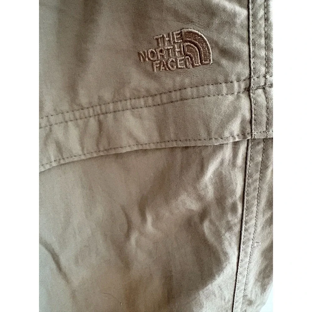 Vtg The North Face Convertible Pants‎ / Shorts Belted Utility Hiking Khaki XL